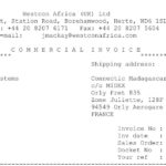 Invoice address est EMERGENT NETWORk et le shipping address est CONNECTIC Madagascar