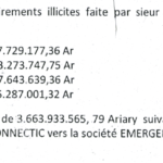 Plainte de RANARISON Tsilavo avec demande d’arrestation le mont des virements à EMERGENT est 3.663.933.565,79 ariary-min